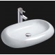 CAO2517 Ceramic Above Counter Oval Vessel Sink