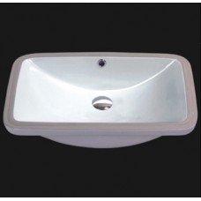 CUS1812 - Square Line Undermount Porcelain Sink