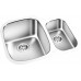 KM1614 - Gemini Smallest Kidney Shaped Double Sink